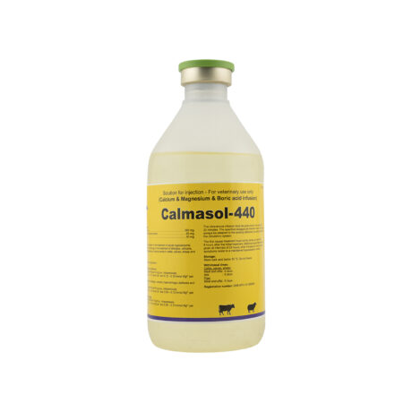 Interchemie Calmasol-440 Calcium and Electrolyte Infusion 500ML for Cattle, Calves and Sheep