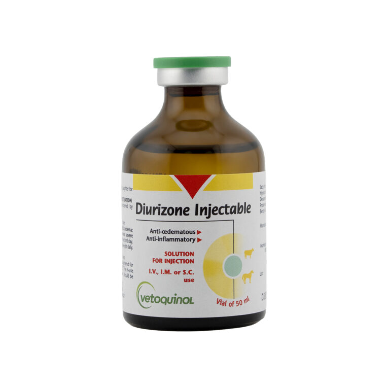 Vetoquinol Diurizone Anti-Inflammatory Injection 50ML for Horses, Camels and Livestock