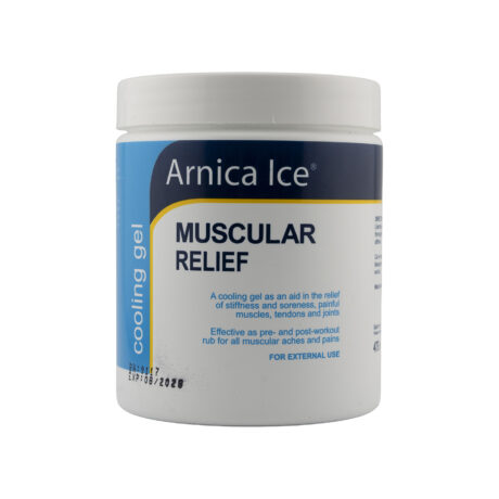 Arnica Muscular Relief Ice Cooling Gel - 475ML for Horses, Dogs