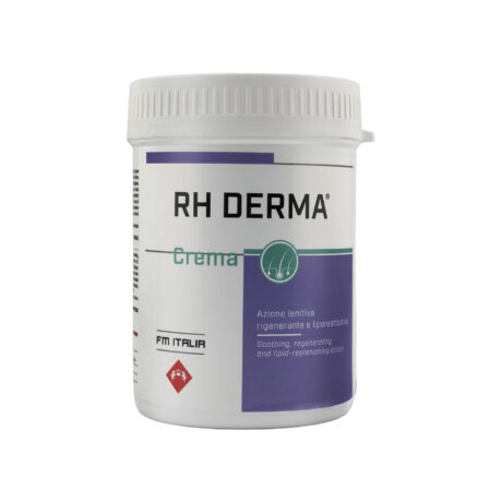 FM Italia RH Derma Crema 250G Soothe Irritated Skin For Horses, Dogs, and Cats