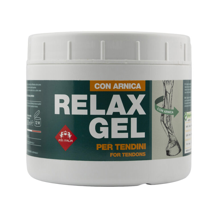 FM Italia Relax Gel 500ML Relax Tendons, Muscles, and Joints for Horses