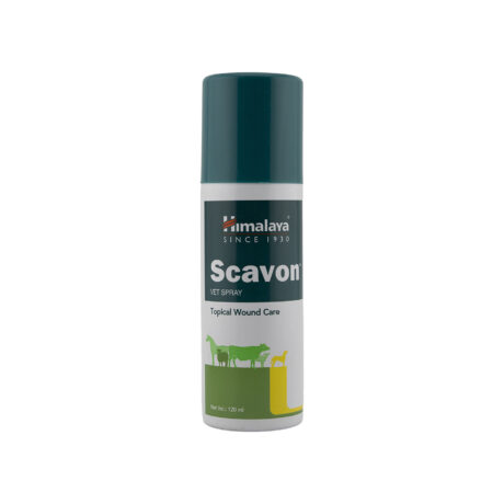 Himalaya Scavon Vet Spray Herbal Wound Healer & Antiseptic 120ML for Horses, Camels, Livestock and Pets
