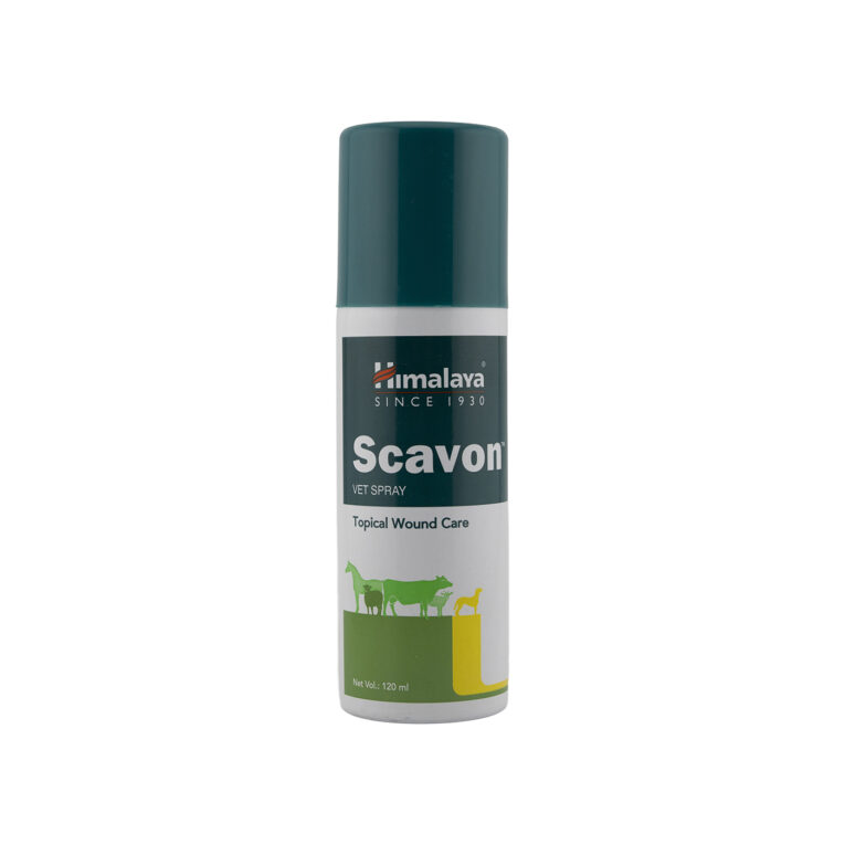 Himalaya Scavon Vet Spray Herbal Wound Healer & Antiseptic 120ML for Horses, Camels, Livestock and Pets