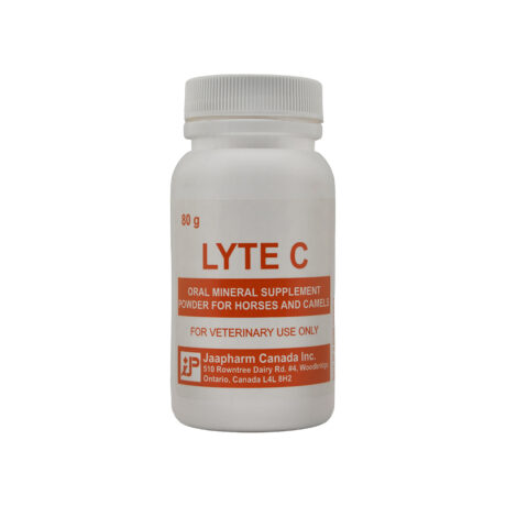 Jaapharm Lyte C Hydration and Heat Stress Electrolyte 80G Powder for Racing Camels and Horses
