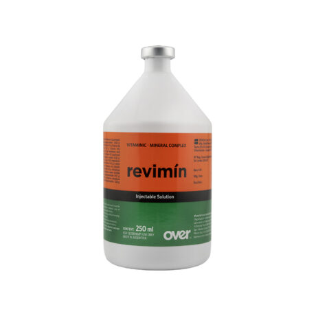 Over Revimin Multivitamin and Mineral Tonic 250ML Injection for Horses, Cattle, and Sheep