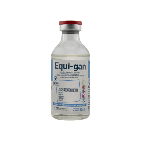 Tornel Equi-gan Anabolic Growth Promoter, Muscle Building and Weight Gain Injection 50ML for Horses, Livestock and Dogs