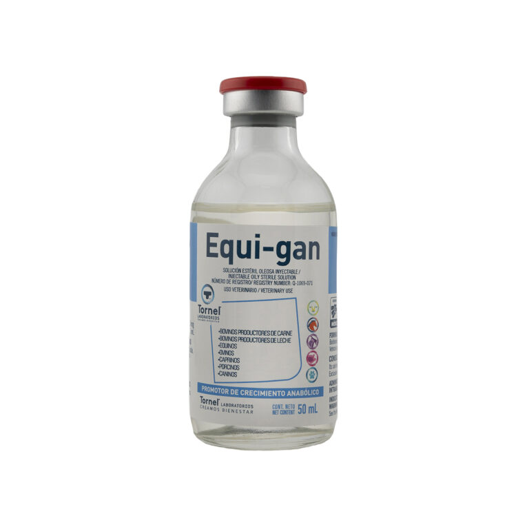 Tornel Equi-gan Anabolic Growth Promoter, Muscle Building and Weight Gain Injection 50ML for Horses, Livestock and Dogs