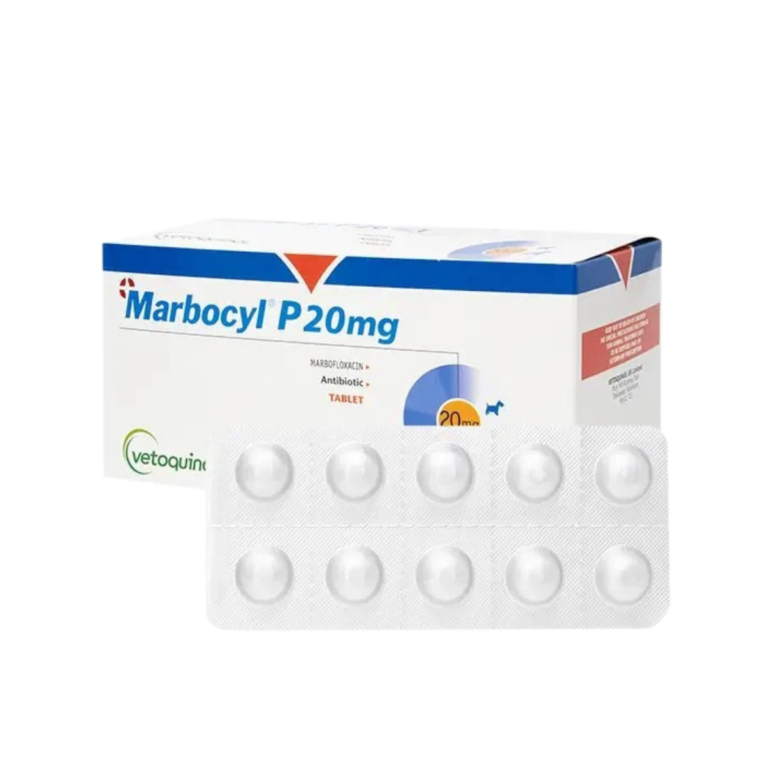 Vetoquinol Marbocyl Antibiotic Respiratory Infections 10 Tablets for Dogs